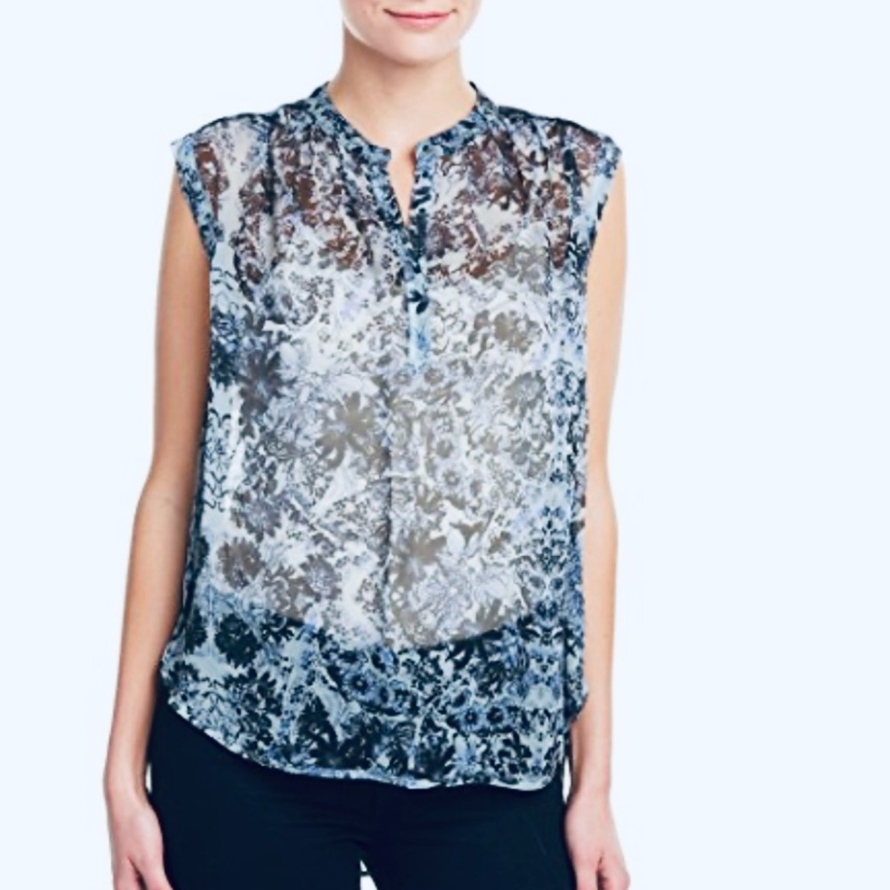 Rebecca Taylor Exclusive 100% Silk Blouse sz. 2